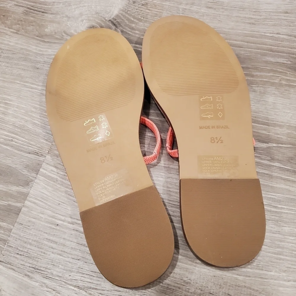 NEW Madewell Paris Sandals In Electric Pink